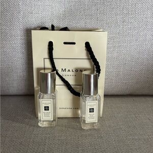 Jo Malone London Perfume Set. Nectarine Bossom &Honey and English Pear & Freesia